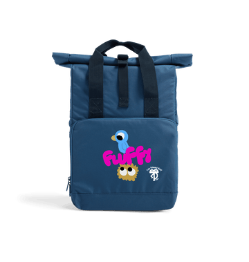 Airforce Blue 'Fluffy' By The Doodle Boy - Backpack